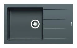 Granit-Einbauspüle ATHLOS - grau - 86x50 cm