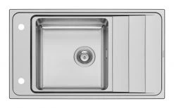 Einbauspüle STUDIO - Edelstahl - Unterschränke ab 60 cm