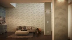 Vliestapete BORNEO - mittelbraun Metallic - 10 Meter -Baumarkt Verkaufsgeschäft 9001758600 03 1600Wx1600H