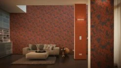 Vliestapete BORNEO - rot metallic - 10 Meter -Baumarkt Verkaufsgeschäft 9001794500 03 1600Wx1600H