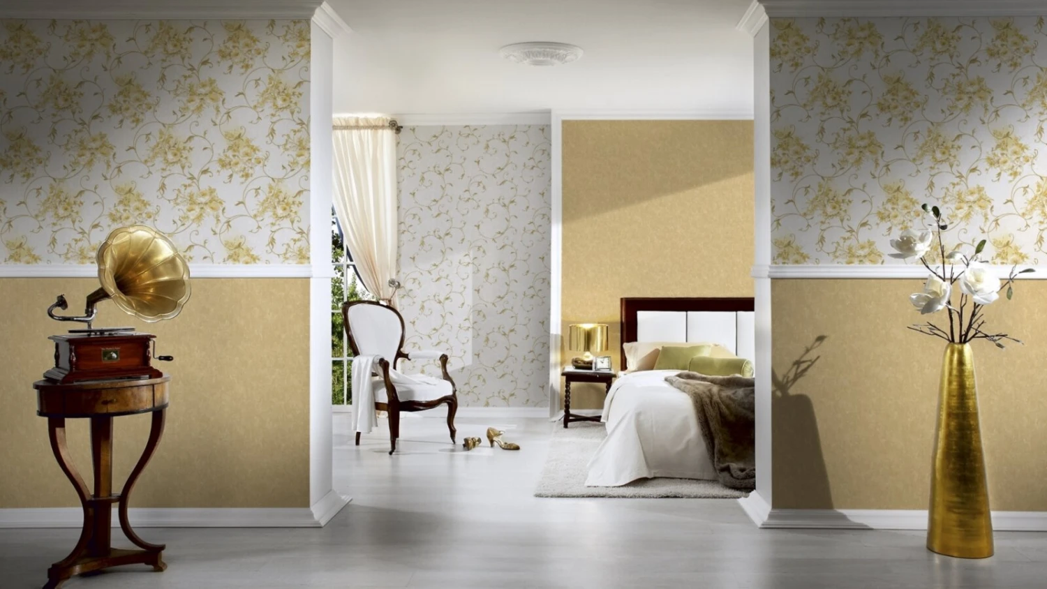 Vliestapete ROMANTICA 3 - metallic - 10 Meter 3 Vliestapete ROMANTICA 3 - metallic - 10 Meter – Bild 3