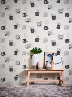 Vliestapete KITCHEN DREAMS - grau - 10 Meter -Baumarkt Verkaufsgeschäft 9001863600 04 1600Wx1600H