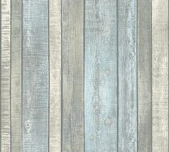 Vliestapete BEST OF WOOD´N STONE 2ND EDITION - blau - 10 Meter