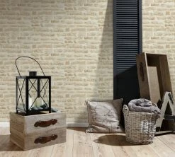 Vliestapete BEST OF WOOD´N STONE 2ND EDITION - beige - 10 Meter -Baumarkt Verkaufsgeschäft 9002231100 04 1600Wx1600H