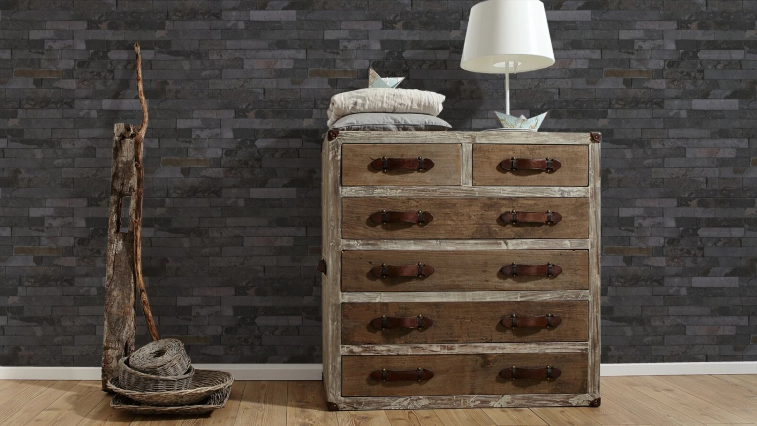 Vliestapete BEST OF WOOD´N STONE 2ND EDITION - grau - 10 Meter 4 Vliestapete BEST OF WOOD´N STONE 2ND EDITION - grau - 10 Meter – Bild 4