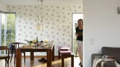 Vliestapete HAPPY SPRING - weiß - 10 Meter -Baumarkt Verkaufsgeschäft 9002246200 03 1600Wx1600H