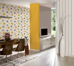 Vliestapete HAPPY SPRING - braun - 10 Meter -Baumarkt Verkaufsgeschäft 9002246500 03 1600Wx1600H