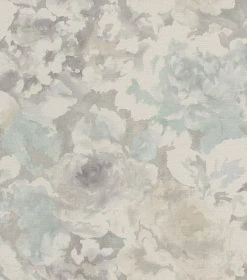 Vliestapete FLORENTINE 2 - hellgrau - 10 Meter