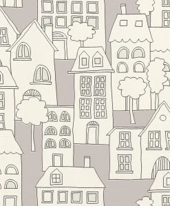 Vliestapete KIDS & TEENS - grau - 10 Meter