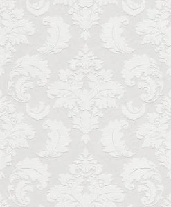 Vliestapete WALLTON 2020 - weiß - 10 Meter