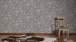 Vliestapete NEUE BUDE 2.0 - grau-braun - Stein - 10 Meter -Baumarkt Verkaufsgeschäft 9002689700 03 1600Wx1600H