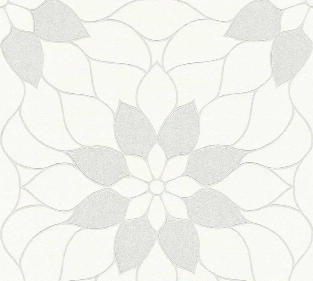 Vliestapete NEUE BUDE 2.0 - weiß - Floral - 10 Meter 1 Vliestapete NEUE BUDE 2.0 - weiß - Floral - 10 Meter