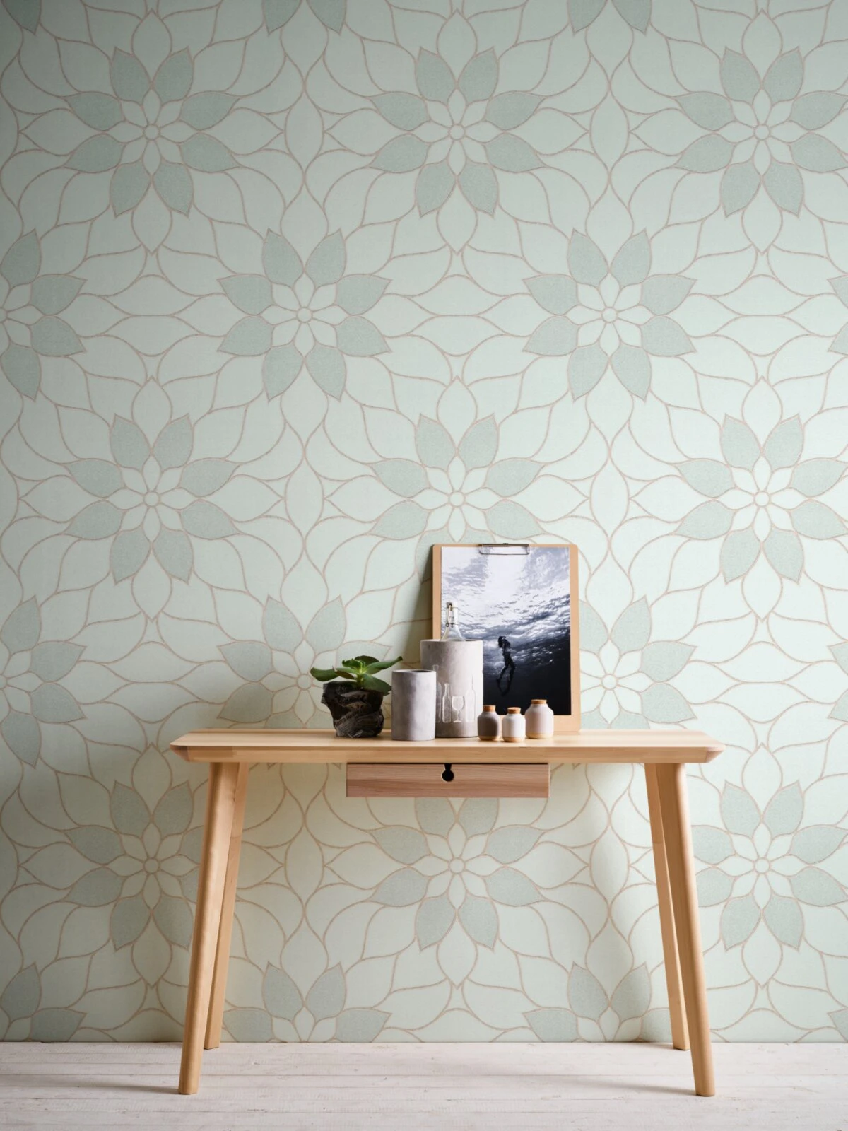 Vliestapete NEUE BUDE 2.0 - grün - Floral - 10 Meter 4 Vliestapete NEUE BUDE 2.0 - grün - Floral - 10 Meter – Bild 4