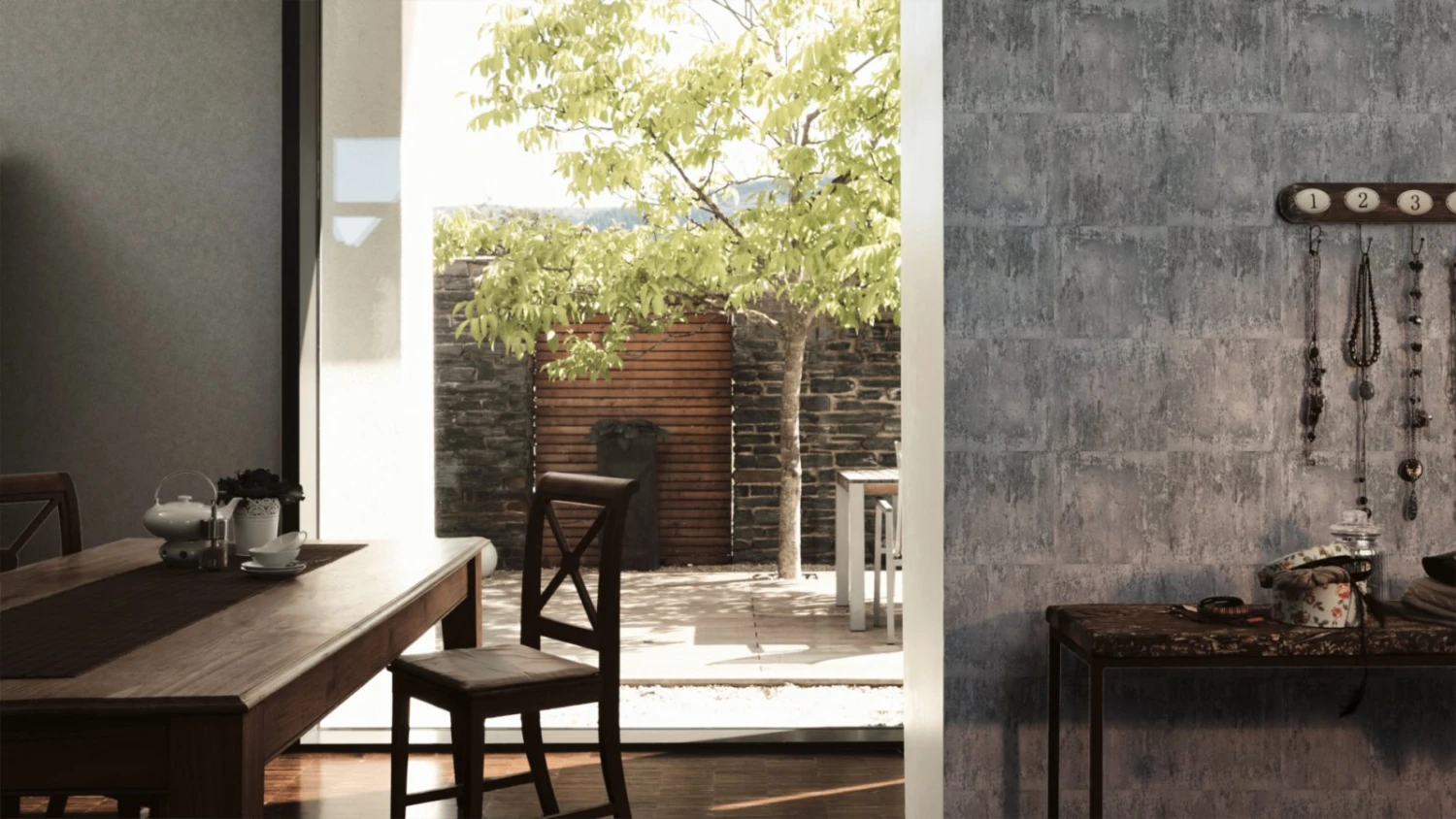 Vliestapete MATERIALS - dunkelgrau - 10 Meter 3 Vliestapete MATERIALS - dunkelgrau - 10 Meter – Bild 3