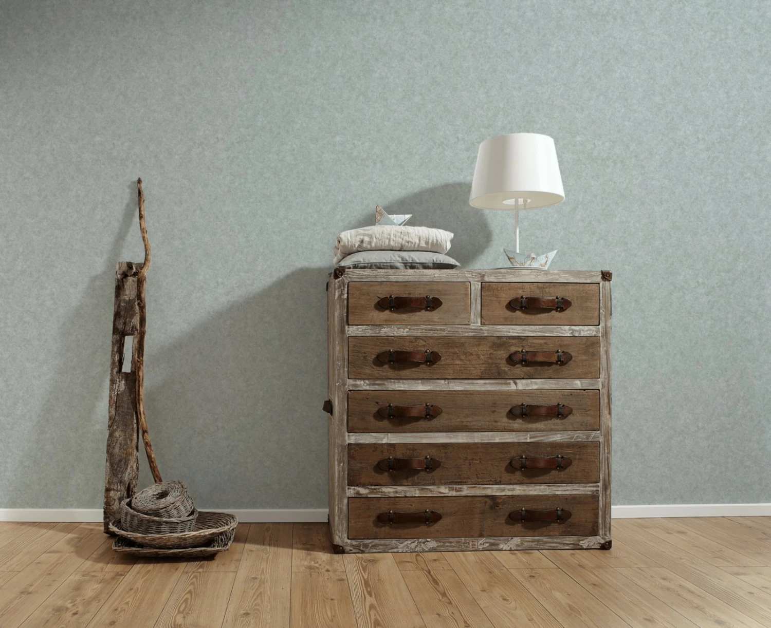 Vliestapete MATERIALS - dunkelgrau - 10 Meter 4 Vliestapete MATERIALS - dunkelgrau - 10 Meter – Bild 4