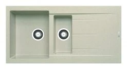 Einbauspüle ALAZIA - Pyranite - beige - Unterschränke ab 60 cm