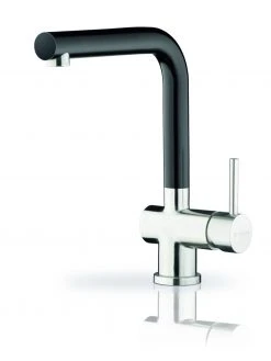 Küchen-Armatur MANDOLIN FUSION - Edelstahl-schwarz