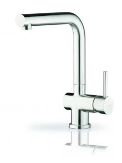 Küchen-Armatur MANDOLIN - Edelstahl massiv