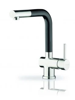 Küchen-Armatur CAPRICCIO B FUSION - Edelstahl-schwarz