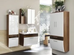 Waschtisch SALONA - Walnuss-weiß - 70 cm -Baumarkt Verkaufsgeschäft 9003345900 04 1600Wx1600H