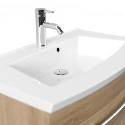 Waschtisch RIMA - Eiche hell - mit Waschbecken - 82 cm -Baumarkt Verkaufsgeschäft 9003359200 03 1600Wx1600H