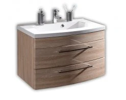 Waschtisch RIMA - Eiche hell - mit Waschbecken - 82 cm -Baumarkt Verkaufsgeschäft 9003359200 09 1600Wx1600H