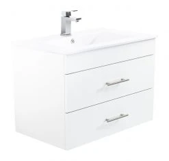 Waschtisch SILVANUS 750 - weiß matt - 75,5 cm breit