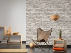 Vliestapete AUTHENTIC WALLS 2 - grau-weiß - 10 Meter -Baumarkt Verkaufsgeschäft 9003721000 03 1600Wx1600H