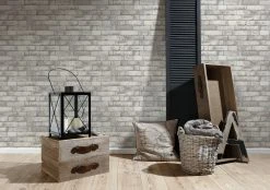 Vliestapete AUTHENTIC WALLS 2 - grau-weiß - 10 Meter -Baumarkt Verkaufsgeschäft 9003721000 04 1600Wx1600H