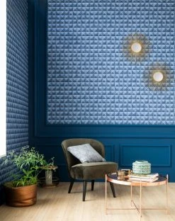 Vliestapete AUTHENTIC WALL 2 - blau - 10 Meter -Baumarkt Verkaufsgeschäft 9003721400 03 1600Wx1600H