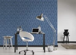 Vliestapete AUTHENTIC WALL 2 - blau - 10 Meter -Baumarkt Verkaufsgeschäft 9003721400 04 1600Wx1600H