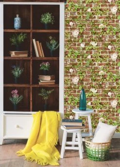 Papiertapete AUTHENTIC WALLS 2 - Stein - braun-grün - 10 Meter -Baumarkt Verkaufsgeschäft 9003722600 03 1600Wx1600H