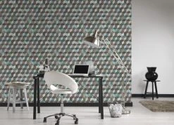 Vliestapete - AUTHENTIC WALLS 2 - blau-grau-grün - 10 Meter -Baumarkt Verkaufsgeschäft 9003723500 04 1600Wx1600H