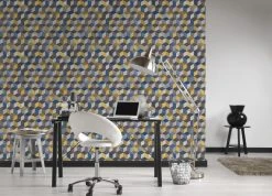 Vliestapete - AUTHENTIC WALLS 2 - blau-braun-grau - 10 Meter -Baumarkt Verkaufsgeschäft 9003723600 04 1600Wx1600H