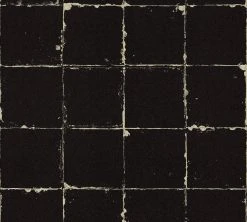 Vliestapete - Fliesenoptik - AUTHENTIC WALLS 2 - beige-schwarz