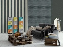 Vliestapete - PARADISE GARDEN - Berge - schwarz - 10 Meter -Baumarkt Verkaufsgeschäft 9003740900 04 1600Wx1600H