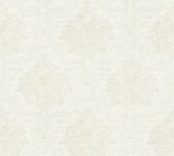 Vliestapete - weiß-metallic - 10 Meter