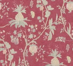 Vliestapete - braun-rot-rosa - 10 Meter