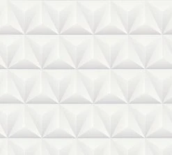 Vliestapete - grau-weiß - Modern - 10 Meter