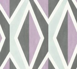 Vliestapete - schwarz-lila-blau - Modern - 10 Meter