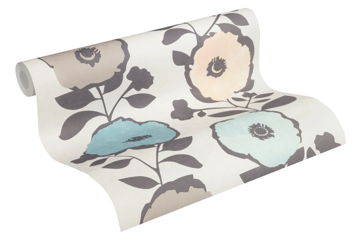 Vliestapete SCANDINAVIAN 2 - orange-blau-grün - 10 Meter 2 Vliestapete SCANDINAVIAN 2 - orange-blau-grün - 10 Meter – Bild 2