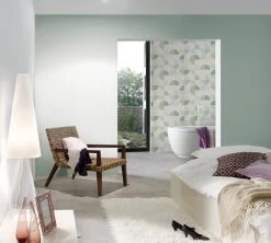 Vliestapete SCANDINAVIAN 2 - blau-weiß-grau - 10 Meter -Baumarkt Verkaufsgeschäft 9003748600 04 1600Wx1600H