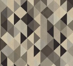 Vliestapete SCANDINAVIAN 2 - schwarz-braun - 10 Meter