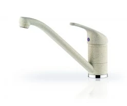 Küchen-Armatur - Granit terra - Messing - Hochdruck