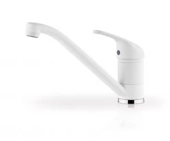 Küchen-Armatur - Granit snow - Messing - Hochdruck