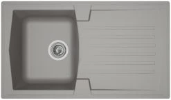 Einbauspüle - grau - Unterschränke ab 45 cm