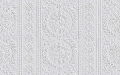Erfurt Papierprägetapete Novaboss 340 - weiß - 10 Meter