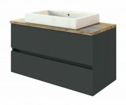 Waschtisch PIENZA - grau - 100 cm