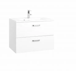 Waschtisch BOLOGNA - weiß Hochglanz - 70 cm