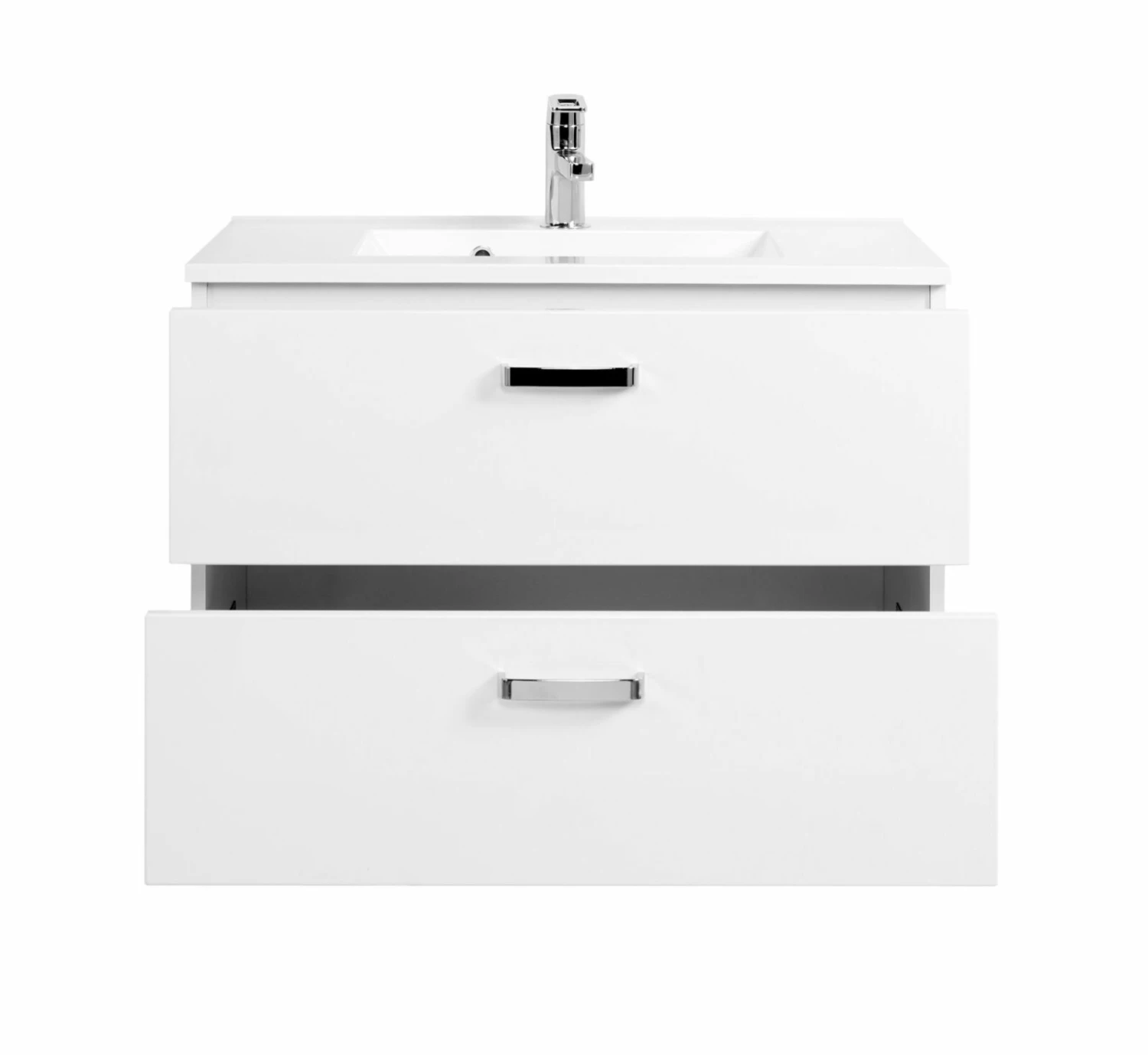 Waschtisch BOLOGNA - weiß Hochglanz - 80 cm 2 Waschtisch BOLOGNA - weiß Hochglanz - 80 cm – Bild 2